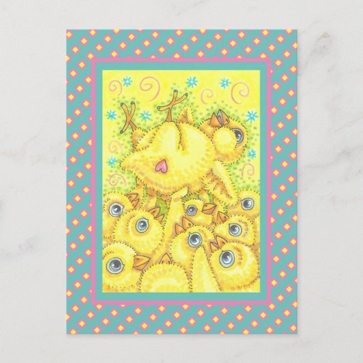 ロックNロールシック、イースター春モッシュピット葉書 ポストカード (正面)