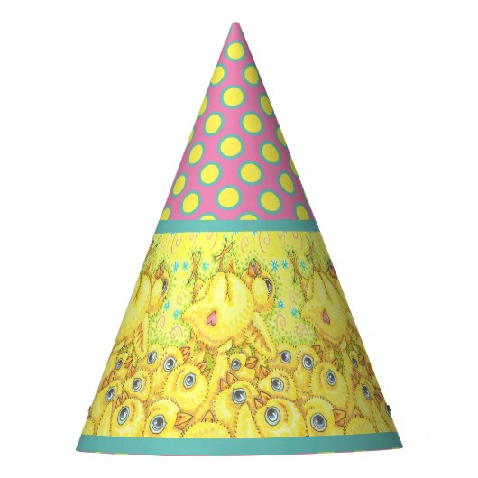 ロックNロールヒックイースター春モッシュピットパーティー帽子 パーティーハット (正面)