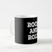 ロックNロール50sソックホップダンスロカビリーグリーザー コーヒーマグカップ (正面左)