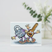 ロックn鍵 ポストカード (スタンド正面)