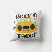 ロックOの音楽的なタコス クッション (裏面)