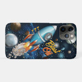 ロッケシップ宇宙アドベンチャーのパーソナライズ Case-Mate iPhoneケース (裏面(横))