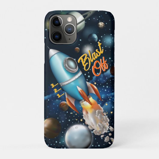 ロッケシップ宇宙アドベンチャーのパーソナライズ Case-Mate iPhoneケース (裏)