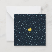 ロッケシップ爆破オフ子供の教室のバレンタインカード ノートカード (裏面)