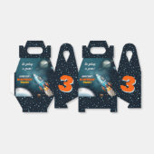 ロッケットシップ宇宙アドベンチャーボーイ誕生日 フェイバーボックス (折り畳みなし)