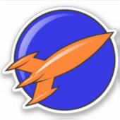 ロッケットパンク宇宙パトロールInsigniaステッカー シール (正面)