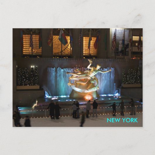 ロッケフェラセンター ポストカード (正面)