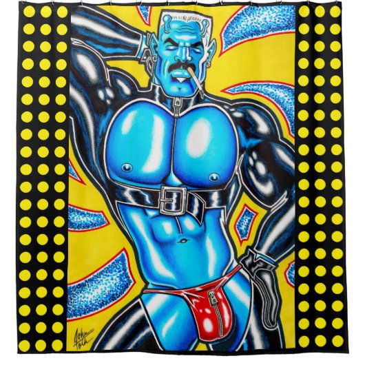 ロッコ/マーキーライト シャワーカーテン (正面)