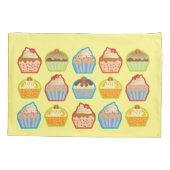 ロッサキュートカップケーキ子供毛布 枕カバー (裏面)