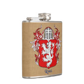 ロッシのヘルムとマントル付き紋章シールド フラスク (右)