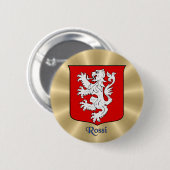 ロッシヒストリカルシールドオンゴールデン日が差すこと 缶バッジ (正面&裏面)