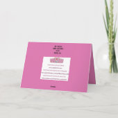 ロッシュハサナראש השנה踊りリンゴの木 サンキューカード (裏面)