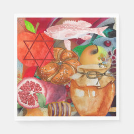 ロッシュハサナ紙ナプキンス スタンダードランチョンナプキン