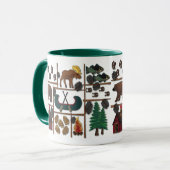 ロッジに憧れる小屋の熱 マグカップ (正面左)