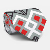 ロッジの灰色の赤 ネクタイ (ロール)