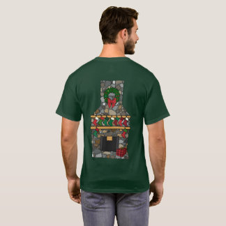 ロッジクリスマス2024 (白文字) Tシャツ