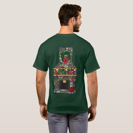 ロッジクリスマス2024 (白文字) Tシャツ (裏面フル)