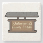 ロッジコースター ストーンコースター (正面)