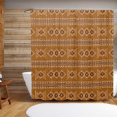 ロッジスタイルシャワーカーテンスタイル1 シャワーカーテン