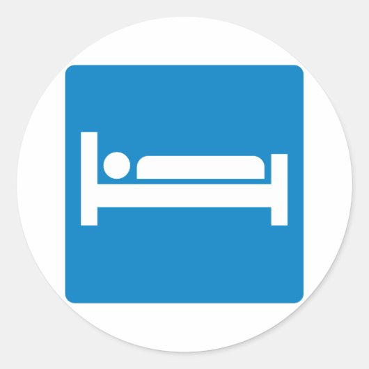 ロッジングハイウェイサイン ラウンドシール (正面)