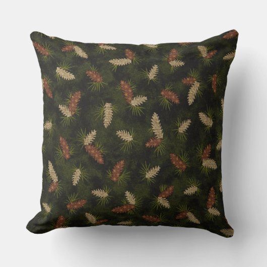 "ロッジ/キャビン"装飾用クッション クッション (正面)