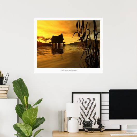 ロッジ ポスター (ホームオフィス)