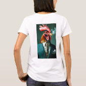 ロッスタイリッシュスター喫煙の葉巻フィギュア» Tシャツ (裏面)