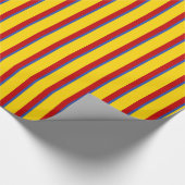 ロッストライプケット光沢包み紙30"x6' ラッピングペーパー (角)