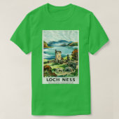 ロッチネスのヴィンテージ旅行ポスター Tシャツ (デザイン正面)