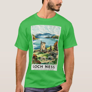 ロッチネスのヴィンテージ旅行ポスター Tシャツ