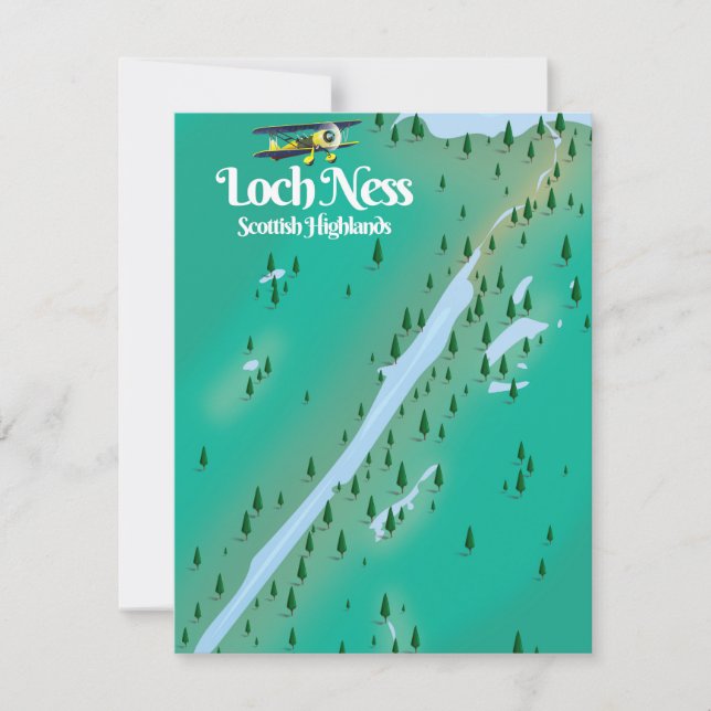 ロッチネススコットランド高地旅行マップ (正面)