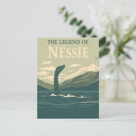 ロッチネスモンスタースコットランド旅行ヴィンテージ ポストカード (スタンド正面)