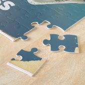 ロッチネス・スコットランドのモンスタービンテージ旅行ポスター ジグソーパズル (側面)