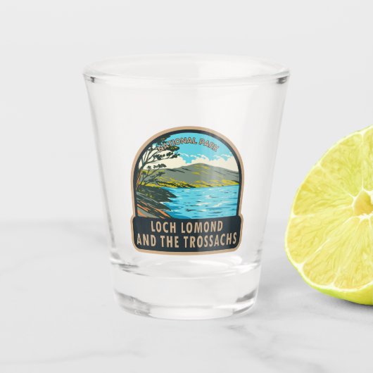 ロッチロモンドとトロサックス国立公園 ショットグラス (正面)
