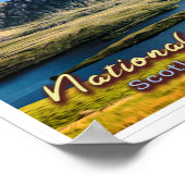 ロッチロモンドとトロサックス国立公園 – 英国 ポスター (角)