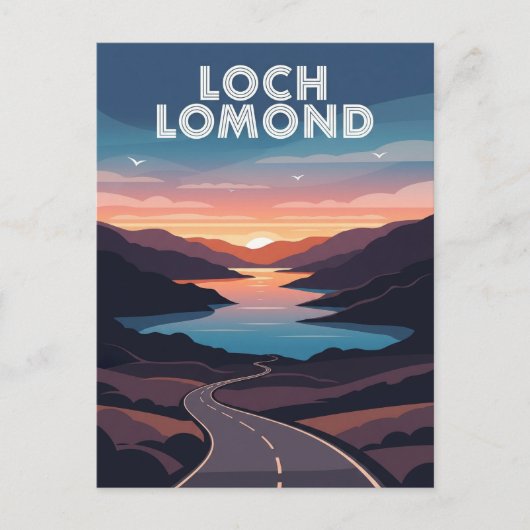 ロッチロモンドスコットランド旅行 ポストカード (正面)
