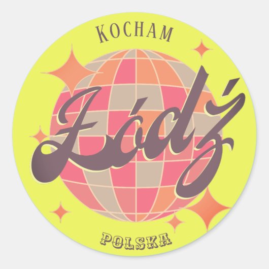 ロッツウッチ愛ポルスカポーランドのアクセサリー ラウンドシール (正面)