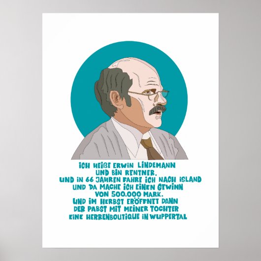 ロッツグウィナーErwin Lindeman – ロリオおもしろい- ポスター (正面)