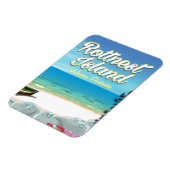 ロッツネストアイランドオーストラリア海旅行ポスター マグネット (左側)