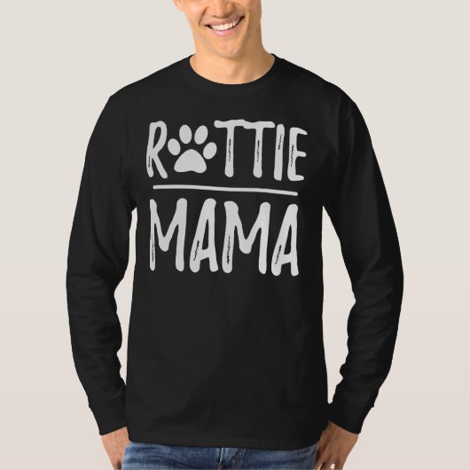 ロッティロットワイラードッグママ Tシャツ (正面)