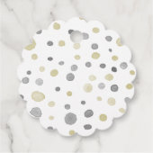 ロッティ紙吹雪水彩ドットメッセージカード フェイバータグ (裏面)