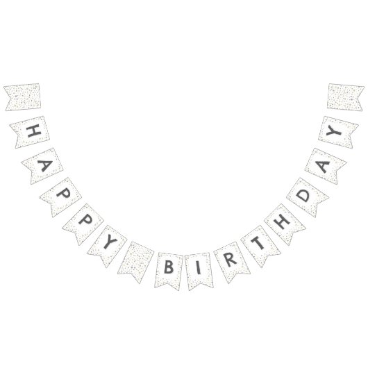 ロッティ紙吹雪水彩ドット束れ旗 バンティングフラッグ (全)