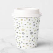 ロッティ紙吹雪水彩ドット紙カップ 紙コップ (裏面)