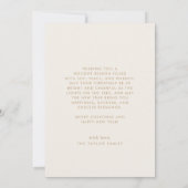 ロッティ金ゴールドモダン喜ぶ家族の写真クリスマス シーズンカード (裏面)