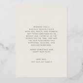 ロッティ金箔フォトシンプルクリスマスジョイス 箔シーズンカード (裏面)