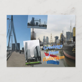ロッテルダムからの挨拶 ポストカード