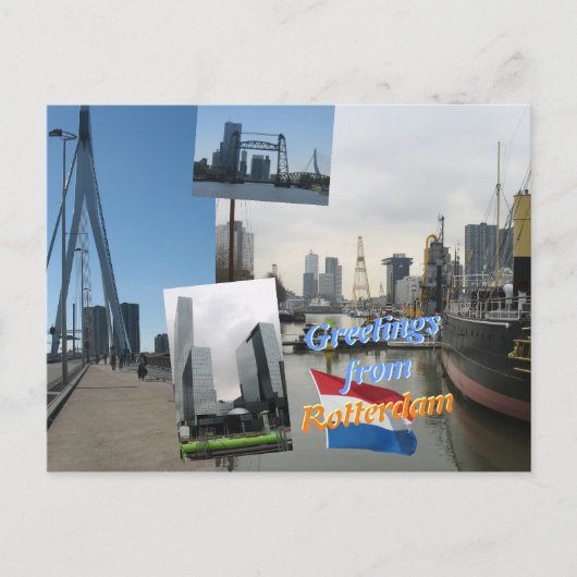 ロッテルダムからの挨拶 ポストカード (正面)