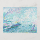 ロッテルダムのアート絵画プリントポール・サイナック港 ポストカード (正面)
