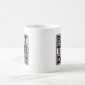 ロッテルダムのオランダの都市 コーヒーマグカップ (中央)
