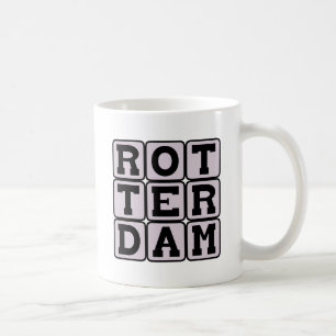 ロッテルダムのオランダの都市 コーヒーマグカップ